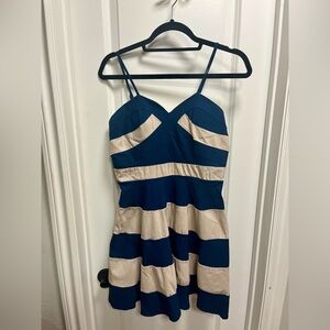 Striped mini dress